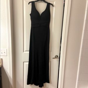 Long black formal dress